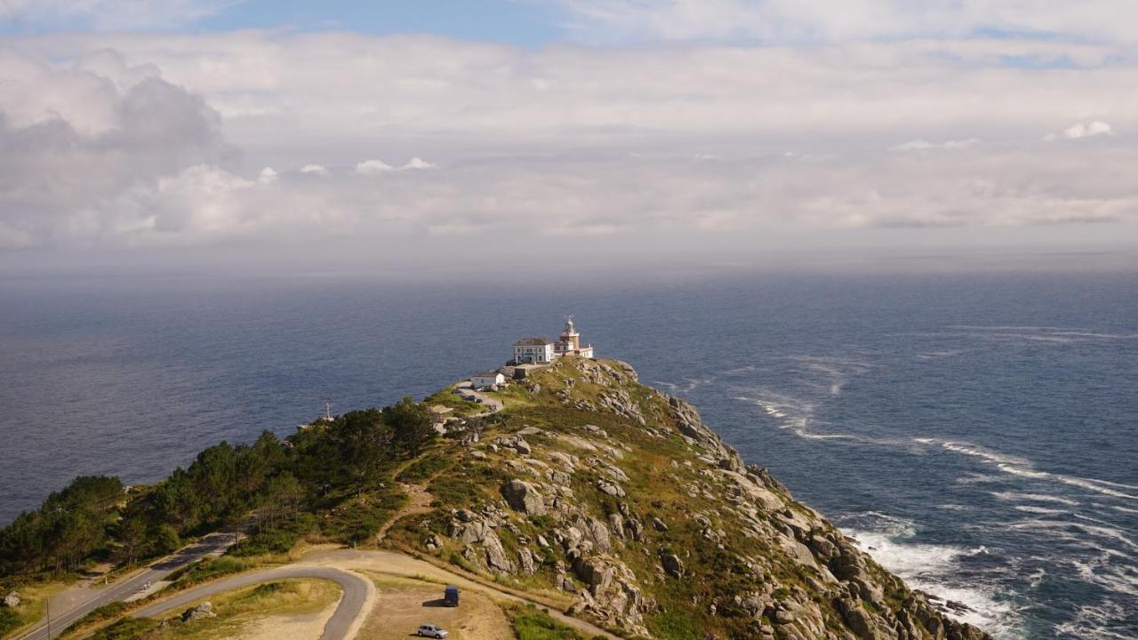 Vila Casa A Colorada Cerca De La Playa De Mar De Fora Finisterre Exteriér fotografie